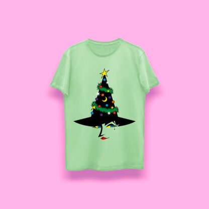 Wicked witch of xmas (playera verde menta)