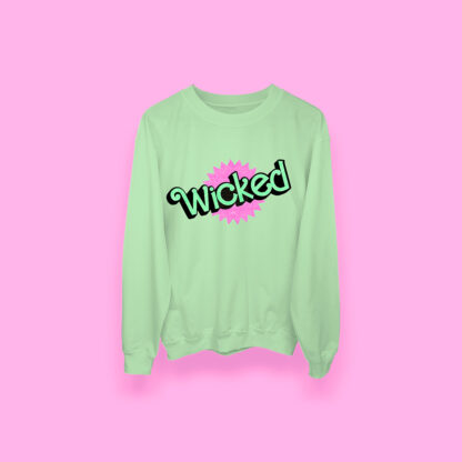 Wicked (sudadera verde menta)