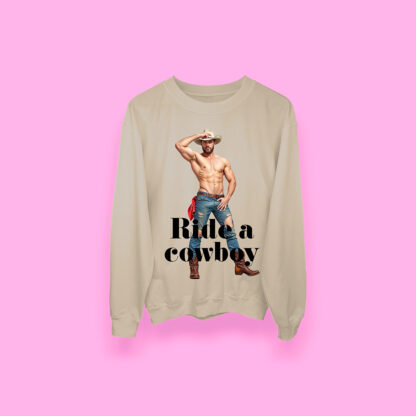 Ride a cowboy (sudadera arena)